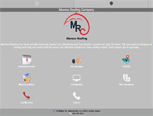 Tablet Screenshot of morenoroofing.com
